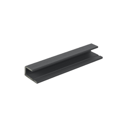 LuxxeClad™ Composite Panel Cladding Internal Corner Trim (3.6m length) | Mid Grey