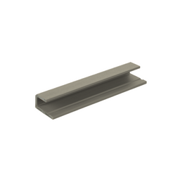 LuxxeClad™ Composite Panel Cladding Internal Corner Trim (3.6m length) | Natural Grey