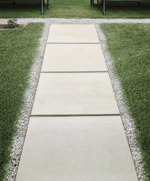 Pure™ | Cream Concrete Effect Porcelain Paving Tiles (60x90x2cm)  Paving Stock   