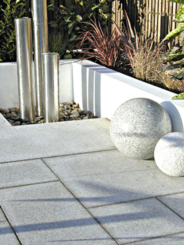 Silver Grey Natural Granite Patio Pack | 19.79sqm  OVAEDA® Composite Decking & Porcelain Paving   