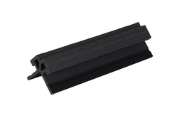LuxxeClad™ Composite Slatted Cladding External Corner Trim (3.6m length) | Black