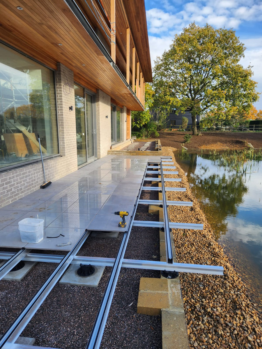 Subframe Rails Tectonic® 75mm Aluminum Paving Subframe Top Rail