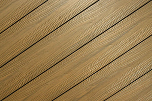 Woodgrain-Composite-Decking-Natural-Brown
