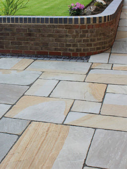 York Buff Natural Indian Sandstone Patio Pack | 19.68sqm
