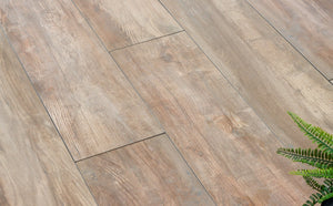 Alva™ | Dark Brown Wood Effect Porcelain Paving Tiles (30x120x2cm)  Tile Space   