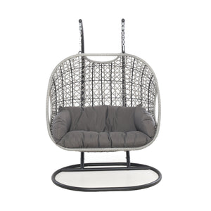 Ascot Double Hanging Chair | Grey