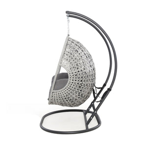 Ascot Double Hanging Chair | Grey
