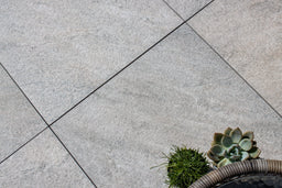 Bilston™ | Grey Stone Effect Porcelain Paving Tiles (60x60x2cm)