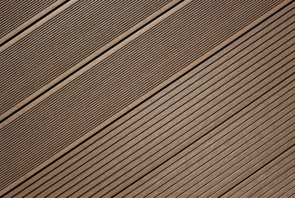 Classic™ | Dark Brown Grooved Composite Decking (3.6m length) Contemporary Decking 57.6 Default Title  
