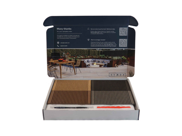Classic™ Range | Composite Decking Sample Box  Ovaeda   