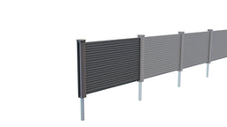 Composite Fencing Panels (1.83m x 1.23m) | Light Grey