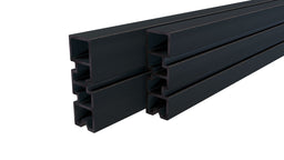 Composite Fencing Top Board (1.83m length) | Black
