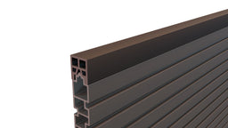 Composite Fencing Top Rail (1.83m length) | Dark Brown