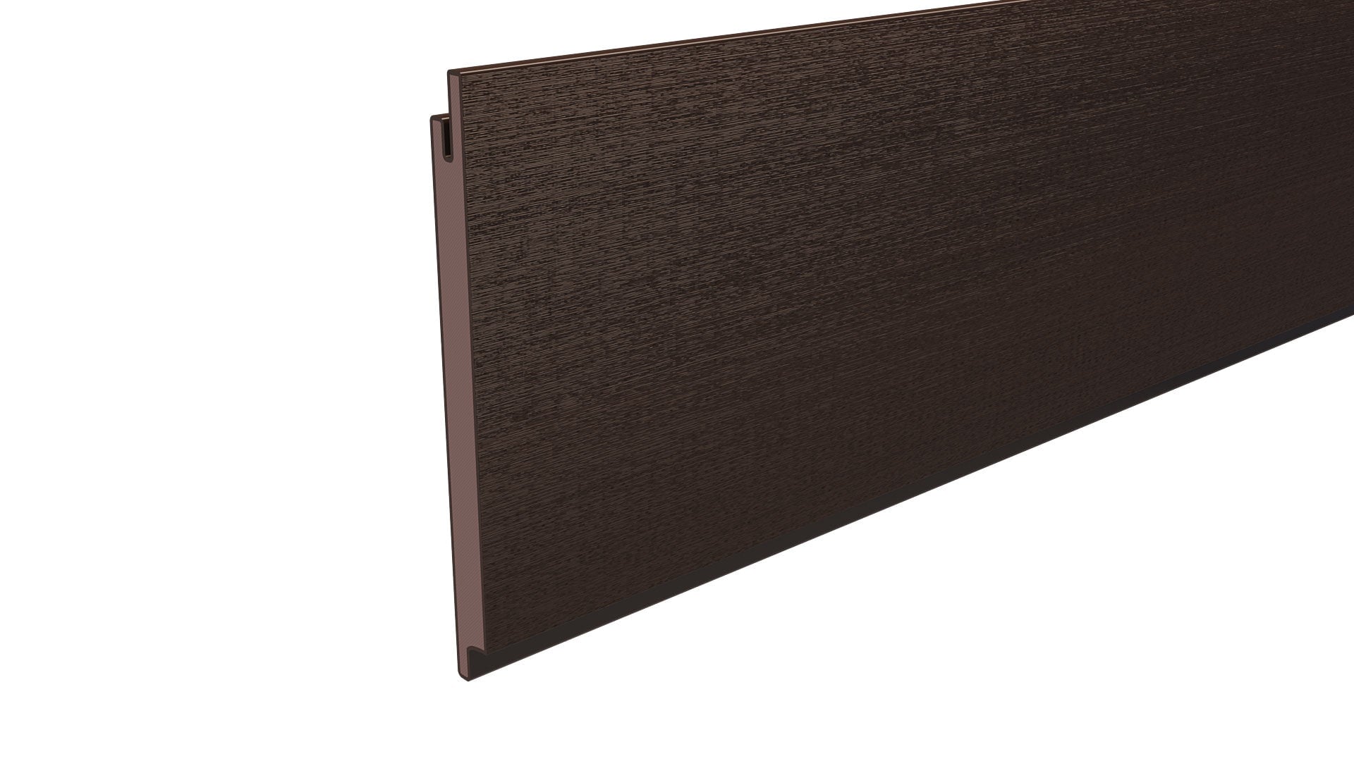 Composite Panel Cladding Board (3.6m length) | Dark Brown