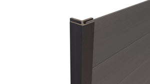 Composite Panel Cladding External Corner Trim (3.6m length) | Mid Grey  Ecoscape UK   