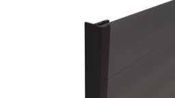 Composite Panel Cladding F Trim (3.6m length) | Black