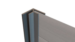 Composite Panel Cladding Internal Corner Trim (3.6m length) | Light Grey
