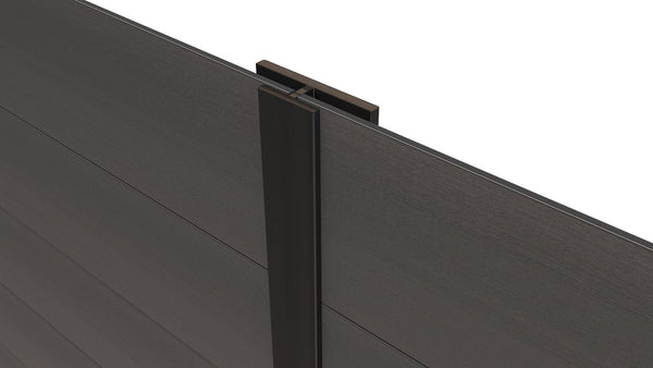 LuxxeClad™ Composite Panel Cladding Joint Trim (3.6m length) | Black Ningbo Helong New Material Co Ltd