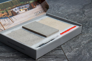Cream and White Porcelain Paving Sample Box (Choice of 3)