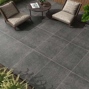 Cullen™ | Dark Grey Stone Effect Porcelain Paving Tiles (60x90x2cm)  MPG Stone   