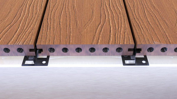 Decking Fixing | Metal Clips, 4mm gap (50/pack) Decking Fixing OVAEDA® Composite Decking & Porcelain Paving For Woodgrain  