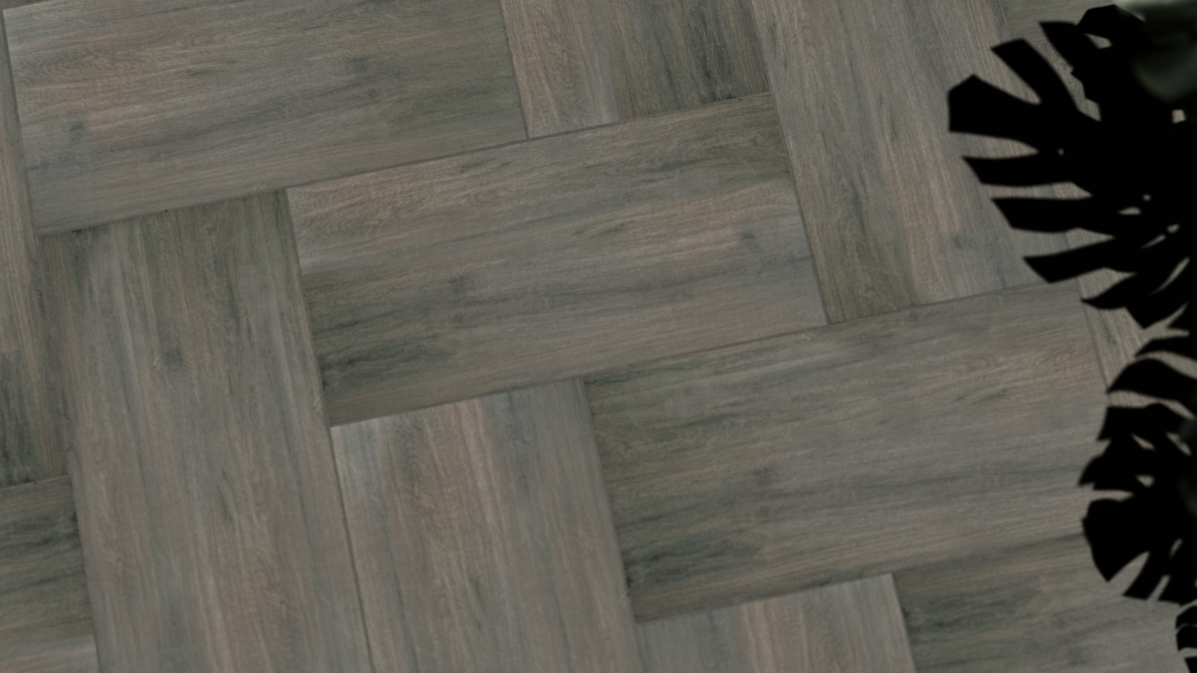 Eden™ | Dark Grey Wood Effect Porcelain Paving Tiles (45x90x2cm)