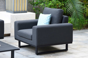 Ethos 2 Seat Sofa Set | Charcoal  Maze   