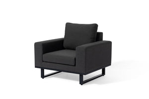 Ethos 3 Seat Sofa Set | Charcoal