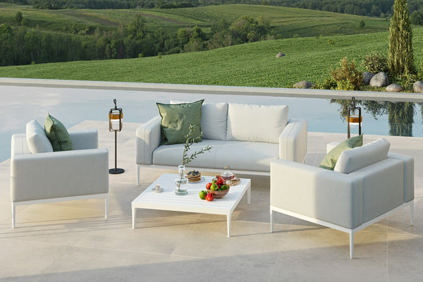 Eve 2 Seat Sofa Set | Lead Chine  Maze   