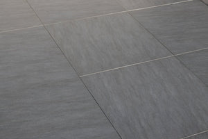 Fearnmore™ | Dark Grey Stone Effect Porcelain Paving Tiles (60x60x2cm) Stone Effect Porcelain Tile Space   