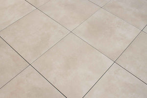 Flote™ | Beige Concrete Effect Porcelain Paving Tiles (60x120x2cm) Porcelain Paving Tile Space   