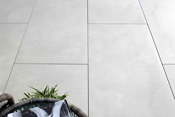 Concrete Finish Off-White (60x120x2cm) Porcelain Paving Tiles