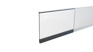 Frameless Glass Balustrade 1.2m Full Panel | 12mm Glass including Stainless Handrail  FH Brundle   