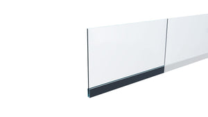 Frameless Glass Balustrade 1.2m Full Panel | 21.5mm Glass excluding Stainless Handrail  FH Brundle   