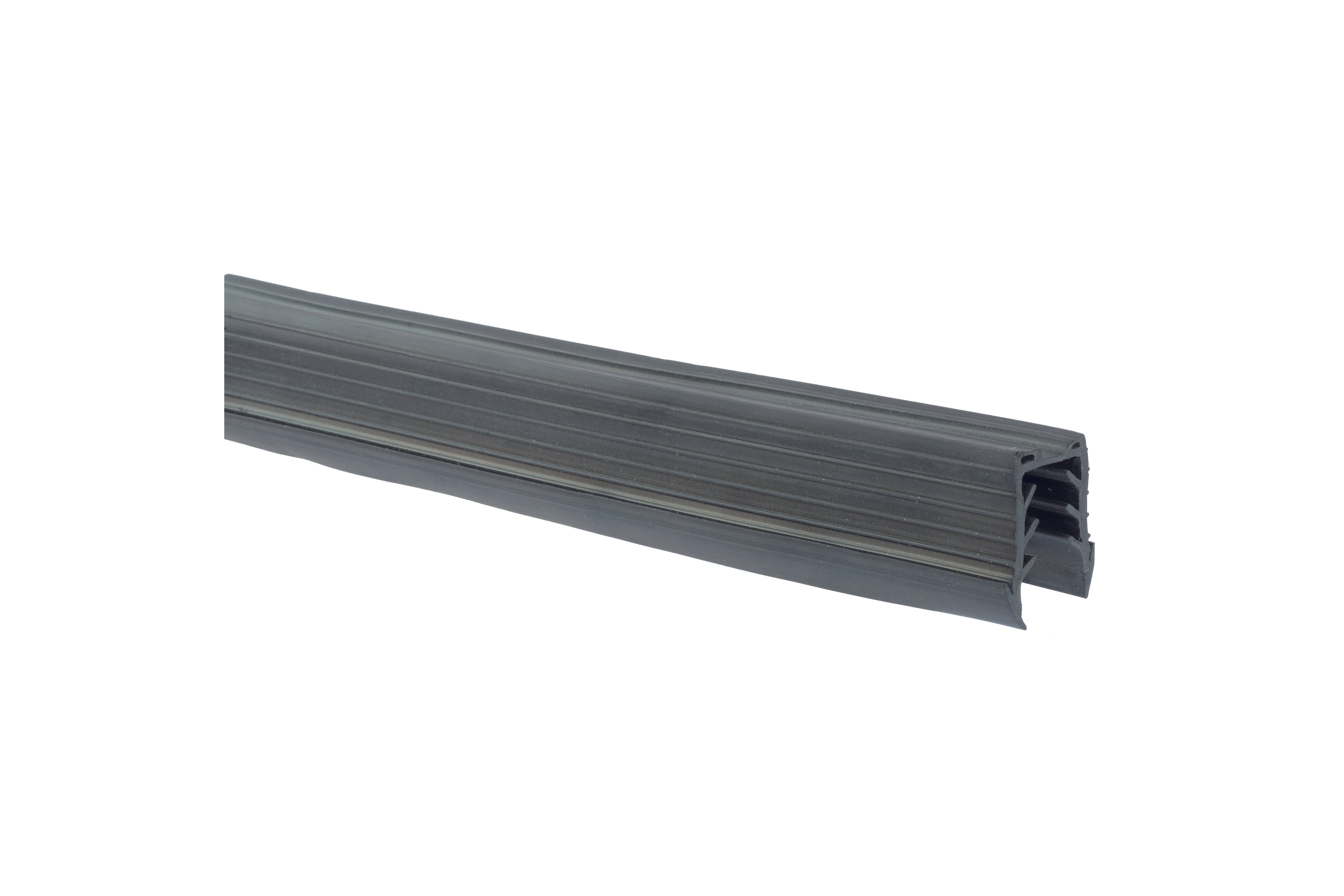 Frameless Glass Balustrade Rubber Profile for 12mm Glass To Suit 42.4mm Split Tube | Price per Mt
