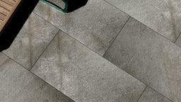 Indio™ | Dark Grey Stone Effect Porcelain Paving Tiles (60x120x2cm)