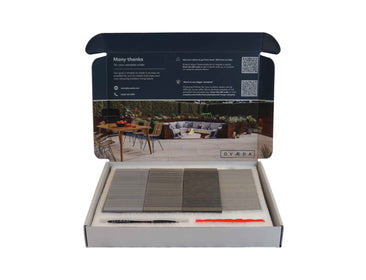 All Grey Colours | Composite Decking Samples Box  Ovaeda   