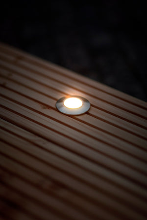 Lumis Olan 40 Decking Light Kit - 10 Lights  OVAEDA® Composite Decking & Porcelain Paving   