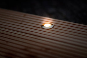 Lumis Olan 40 Decking Light Kit - 20 Lights  OVAEDA® Composite Decking & Porcelain Paving   