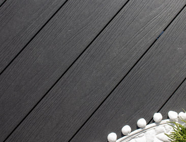 Luxxe™ | Woodgrain Composite Decking Board (3.6m length) | Dark Grey