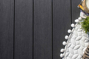 Luxxe™ | Woodgrain Composite Decking Board (3.6m length) | Dark Grey
