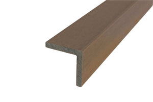 Luxxe™ | Woodgrain Composite Decking Corner Trim (3m length) | Dark Brown