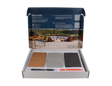 Luxxe™ Range | Composite Decking Sample Box  Ovaeda   