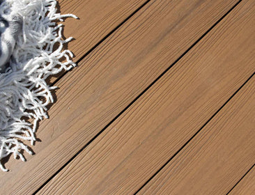 Luxxe™ | Woodgrain Composite Decking Board (3.6m length) | Light Brown