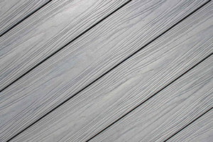 Luxxe™ | Woodgrain Composite Decking Board (3m length) | Light Grey