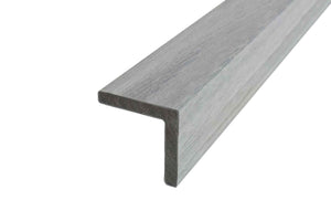Luxxe™ | Light Grey Woodgrain Composite Decking Corner Trim (3m length) Corner Trim 57.1202   
