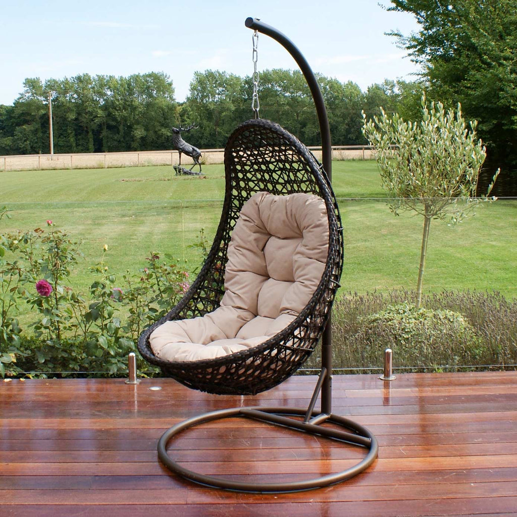 Maze rattan hanging outlet chair