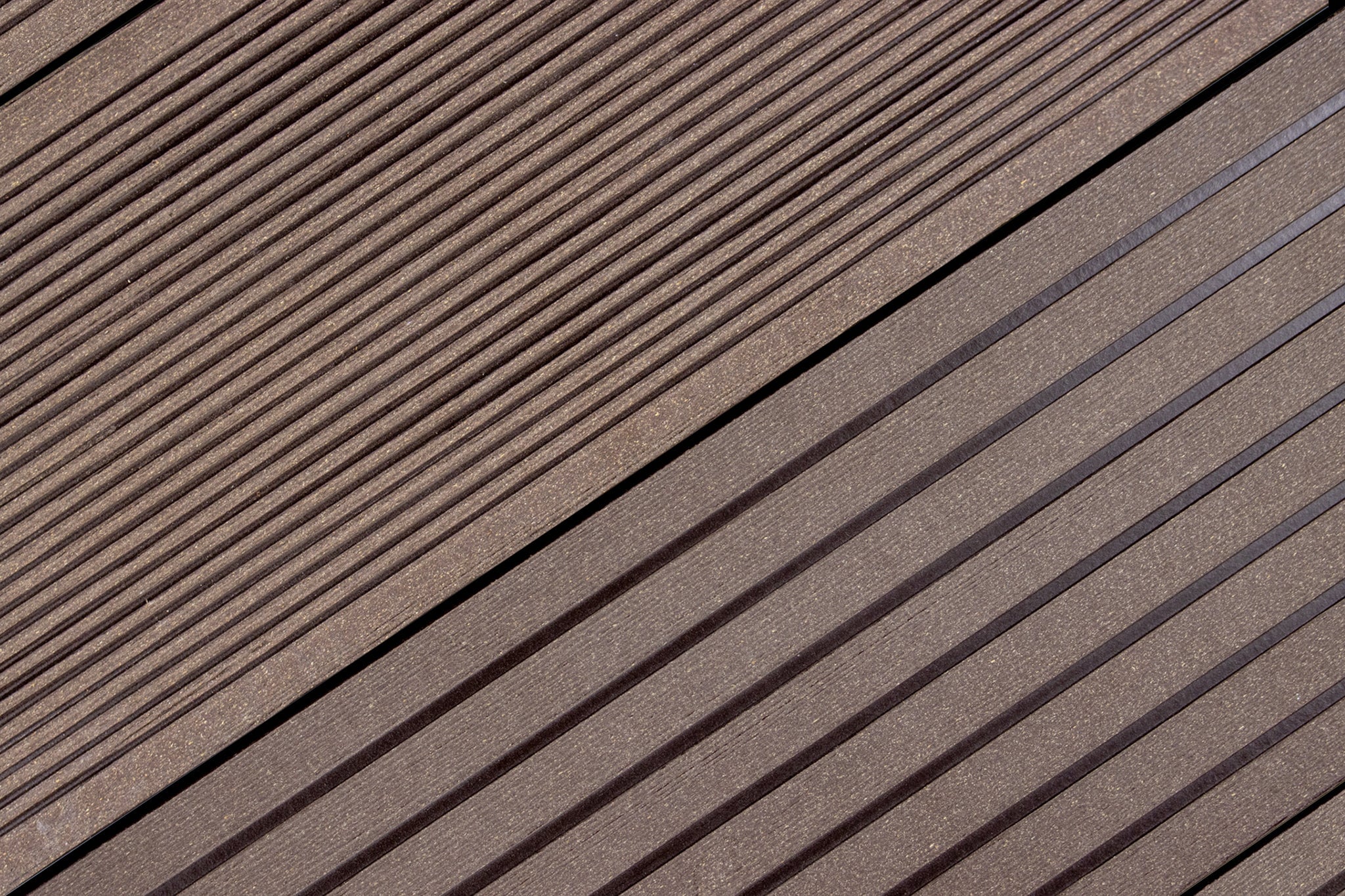 Natura™ | Dark Brown Grooved Composite Decking Board (3m length)