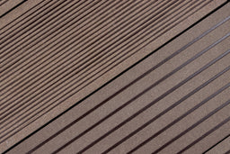 Natura™ | Dark Brown Grooved Composite Decking Board (3m length)