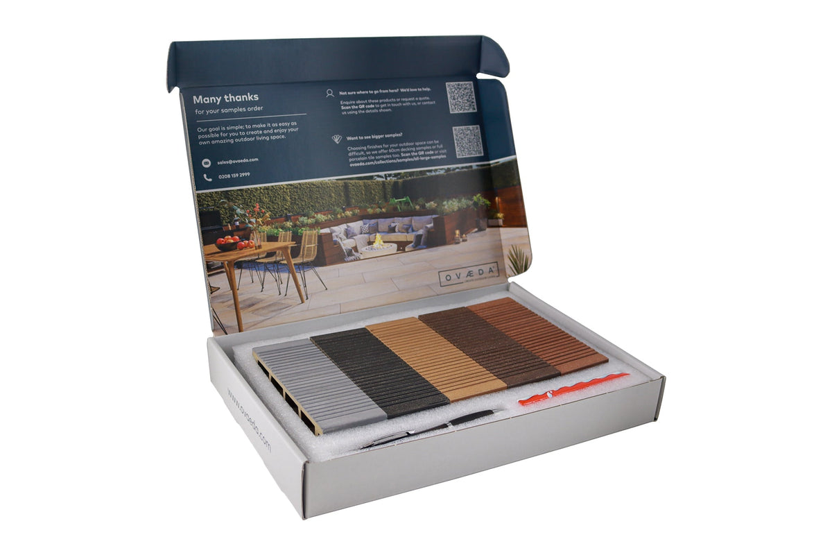 Decking Sample Box Natura™ Range | Composite Decking Sample Box